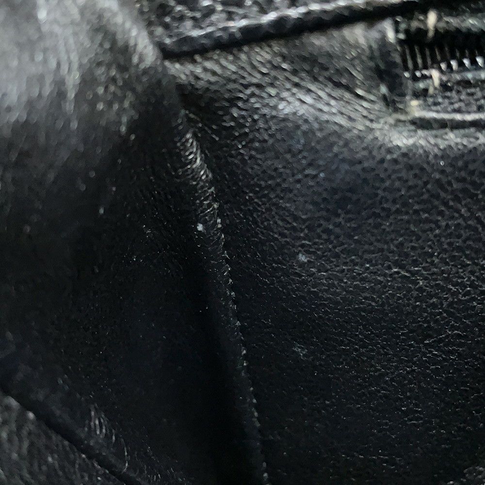 シャネル チェーンショルダーバッグ ココマーク マトラッセ キャビアスキン CHANEL ワンショルダー 黒