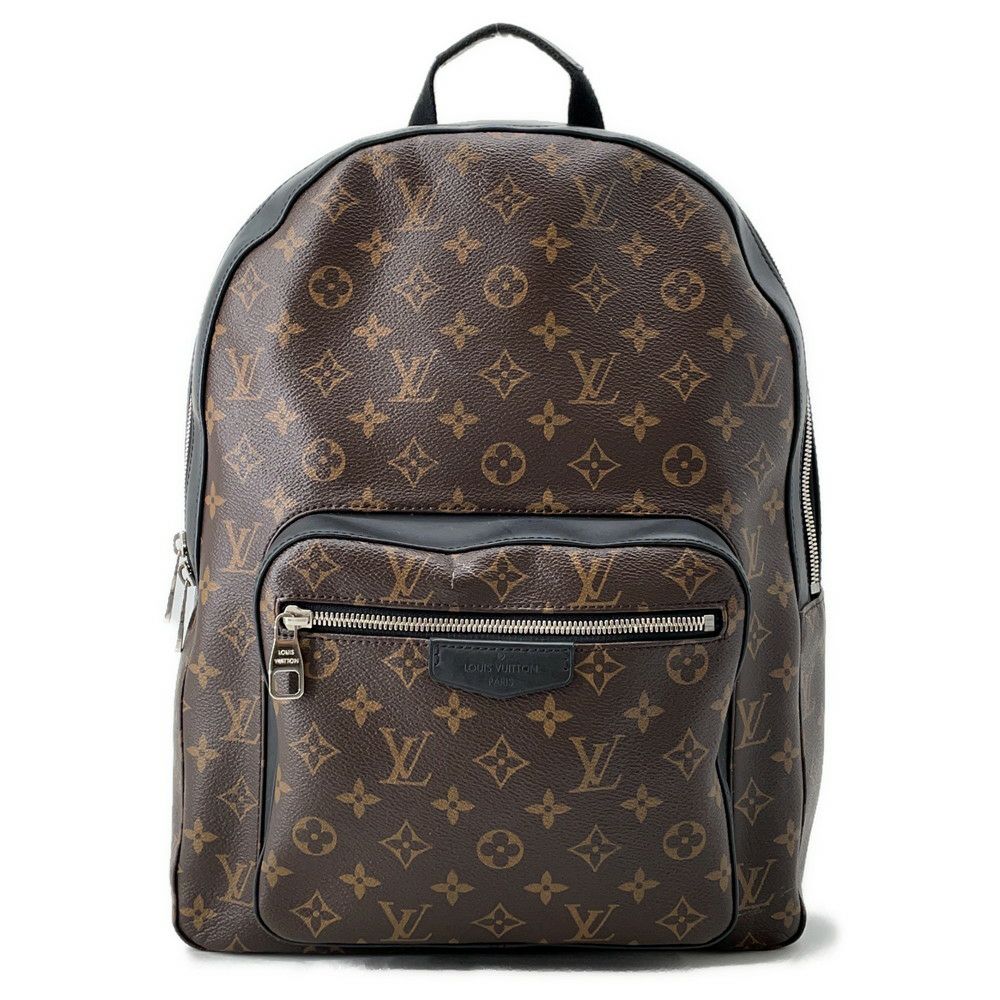 ルイヴィトン リュック モノグラム・マカサー ジョッシュ M41530 LOUIS VUITTON ヴィトン バックパック メンズ 黒 ブラック
