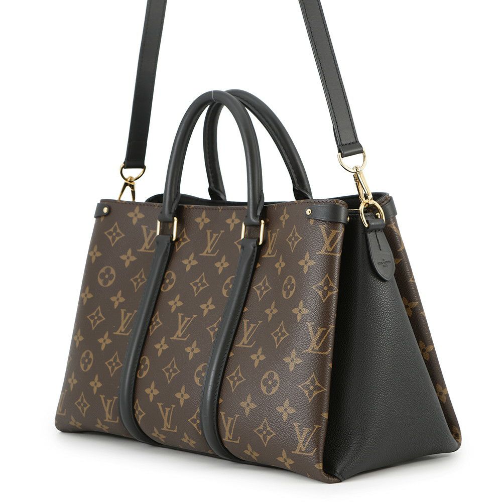 ルイヴィトン ハンドバッグ モノグラム・マカサー スフロ NV MM M44817 ヴィトン バッグ 2way ショルダー 黒 ブラック