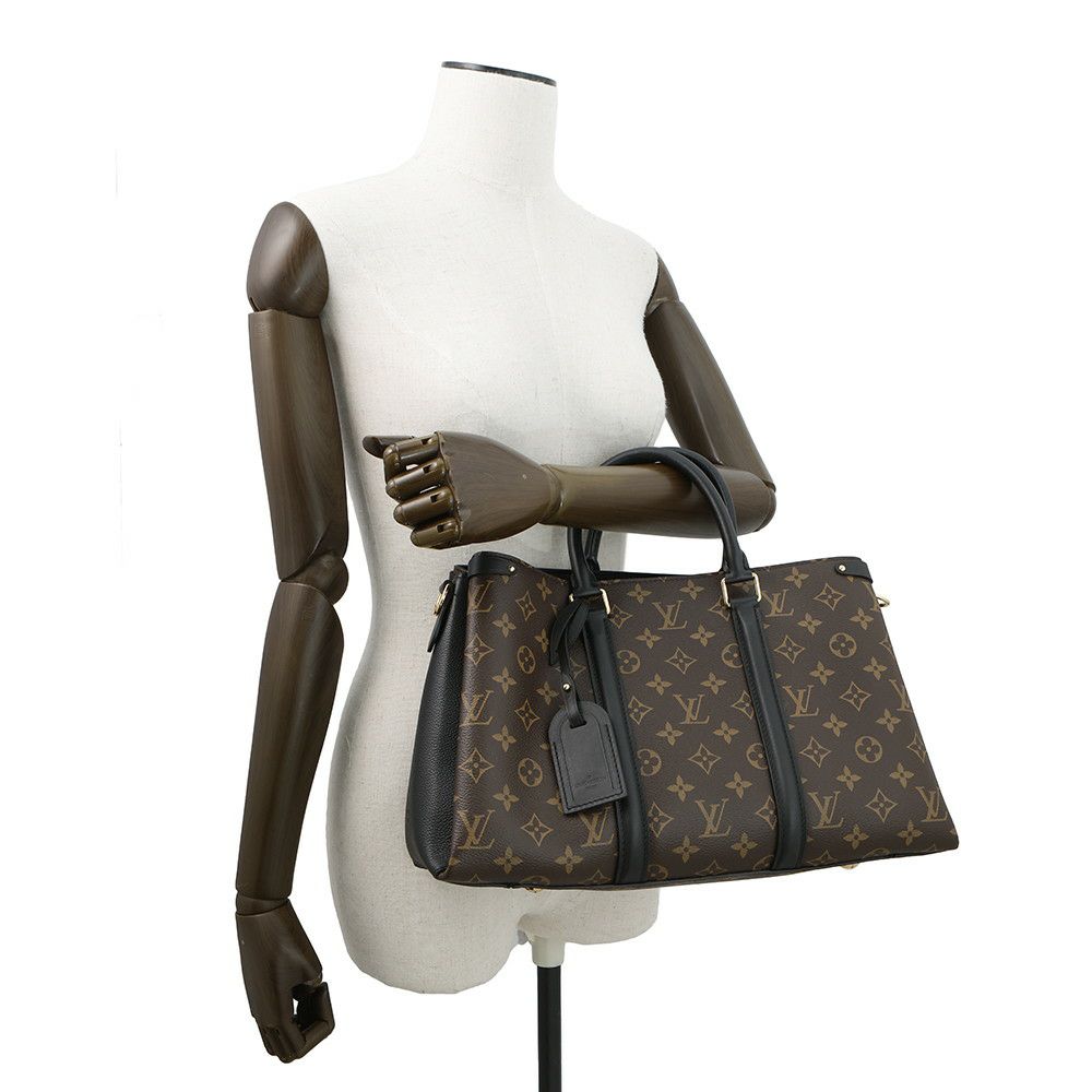 ルイヴィトン ハンドバッグ モノグラム・マカサー スフロ NV MM M44817 ヴィトン バッグ 2way ショルダー 黒 ブラック