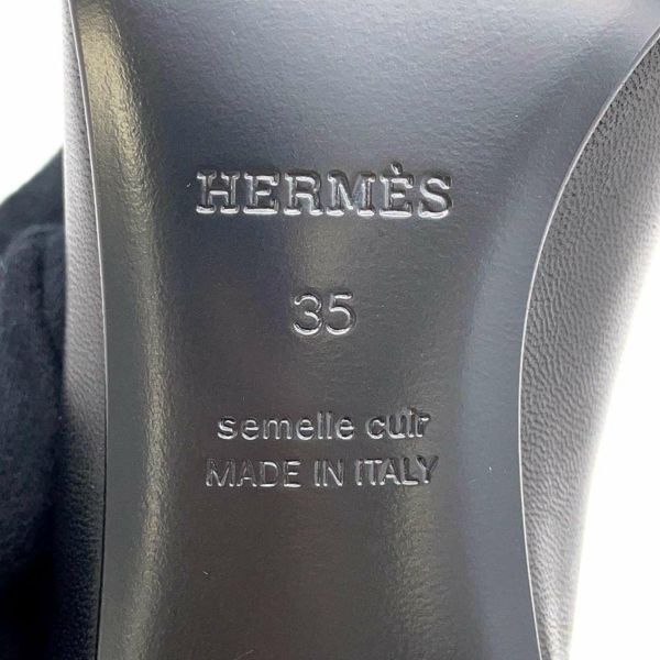 エルメス パンプス グロリアス40 ブラック レザー レディースサイズ35 HERMES 靴 ヒール 黒 |  中古・新品ブランド販売ギャラリーレア公式通販