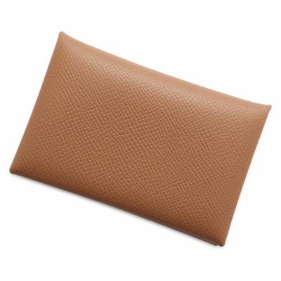 大人の上質  ブラウン系 カルヴィ HERMES おも カードケース レザー エプソン 小物