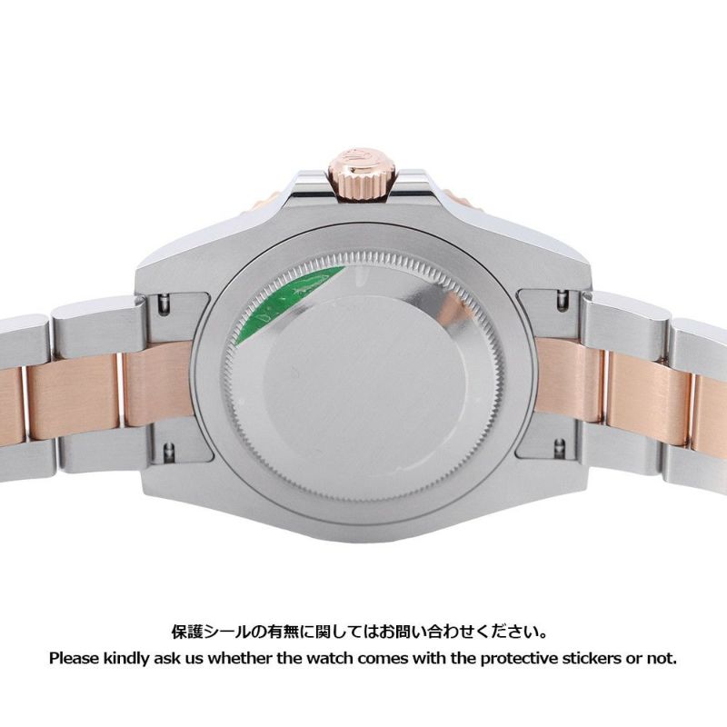 ロレックス GMTマスター2 デイト SS/K18PG 126711CHNR ROLEX 腕時計 エバーローズゴールド 黒文字盤