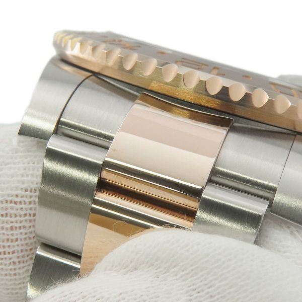 ロレックス GMTマスター2 デイト SS/K18PG 126711CHNR ROLEX 腕時計 エバーローズゴールド 黒文字盤