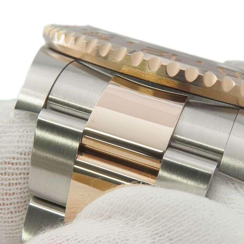 ロレックス GMTマスター2 デイト SS/K18PG 126711CHNR ROLEX 腕時計 エバーローズゴールド 黒文字盤