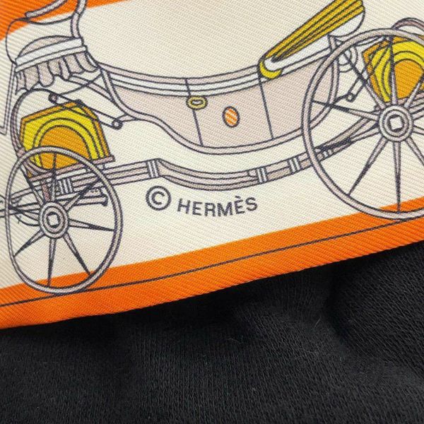 エルメス スカーフ ツイリー 馬車の変遷 Les Voitures Nouvelles HERMES シルク 2024春夏