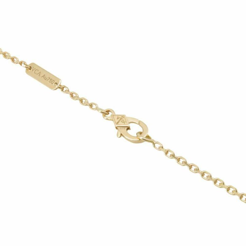 ヴァンクリーフ＆アーペル ネックレス フリヴォル ペンダント スモールモデル ダイヤ 43P 0.8ct K18YG VCARP2V100