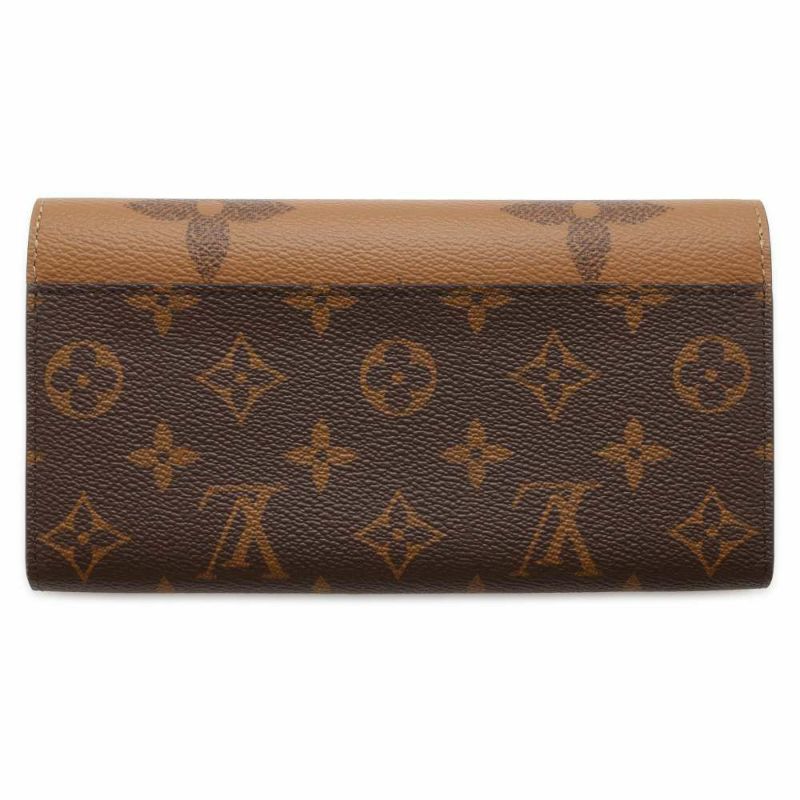 ルイヴィトン 長財布 モノグラム・ジャイアント リバース ポルトフォイユ・サラ M80726 LOUIS VUITTON ブラック 黒