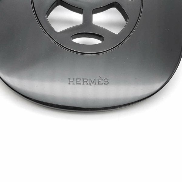 エルメス ネックレス リフト GM バッファローホーン HERMES アクセサリー ペンダント 黒