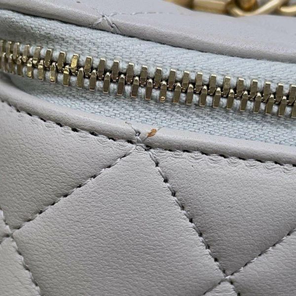 シャネル チェーンショルダーバッグ マトラッセ ココマーク ヴァニティケース ラムスキン AP2199 CHANEL バニティ