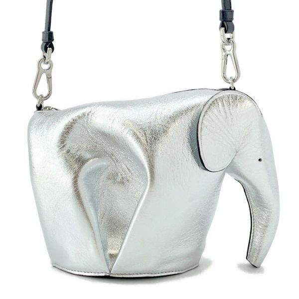 ロエベ ショルダーバッグ エレファント ミニ レザー 199.43.M93 LOEWE