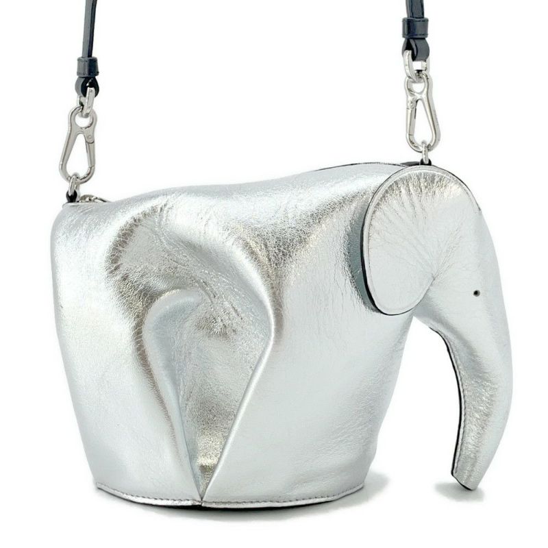 ロエベ ショルダーバッグ エレファント ミニ レザー 199.43.M93 LOEWE