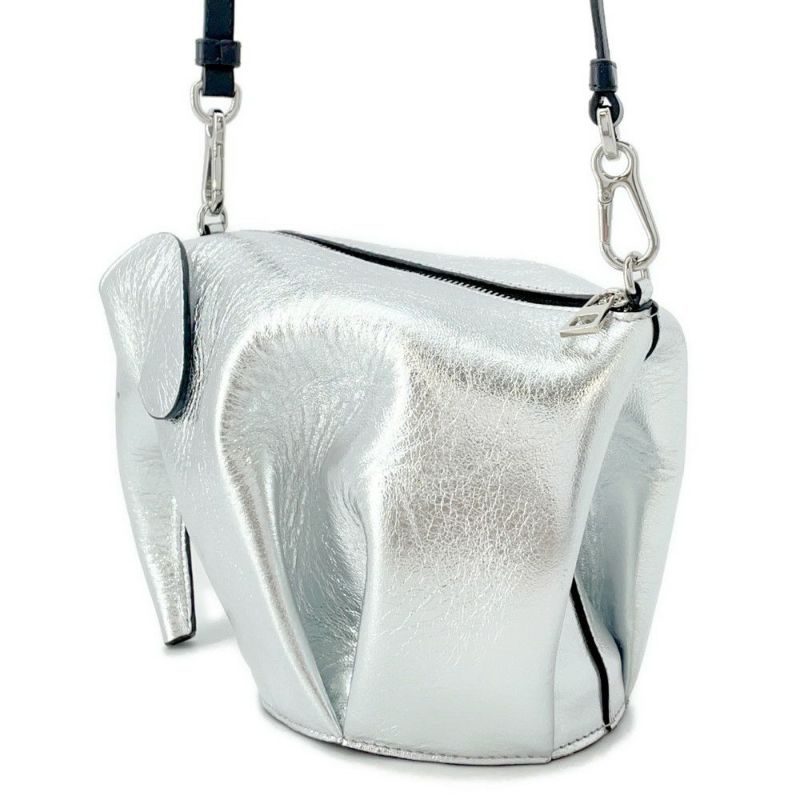 ロエベ ショルダーバッグ エレファント ミニ レザー 199.43.M93 LOEWE