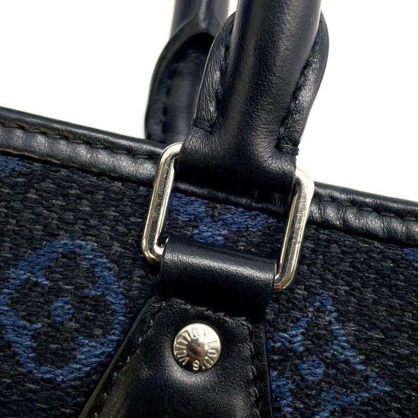 ルイヴィトン トートバッグ モノグラム・ジャガード グラン・サック M55203 LOUIS VUITTON ブラック 黒