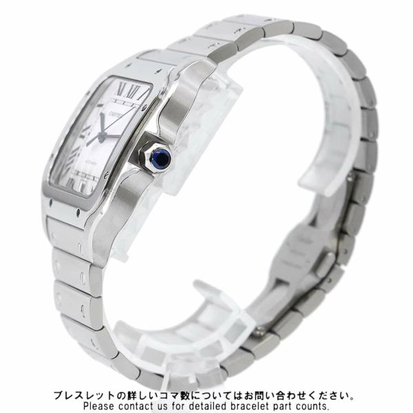 カルティエ サントス ドゥ カルティエ ウォッチ LM WSSA0018 Cartier 腕時計 シルバー文字盤