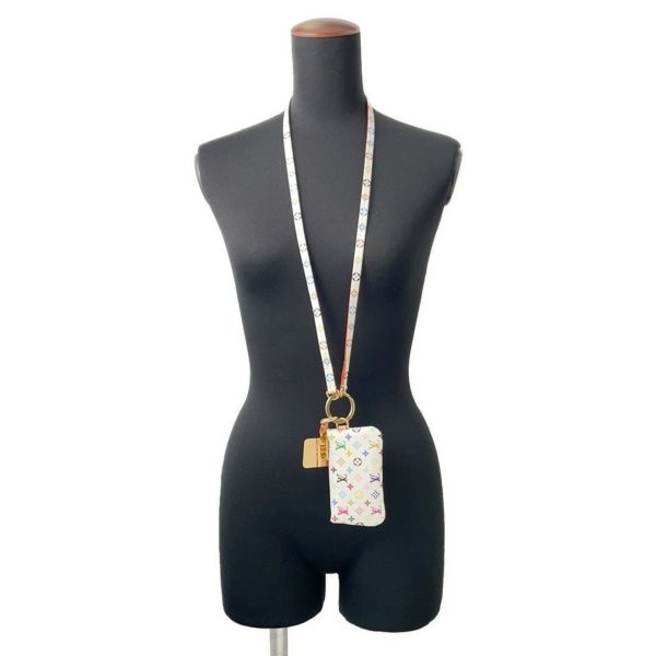 ルイヴィトン ポーチ モノグラム・マルチカラー LV × TM フォンホルダー M14099 LOUIS VUITTON ヴィトン 村上隆コラボ