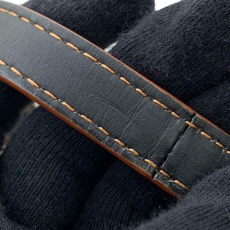 ロエベ ショルダーバッグ アナグラム ゲートバケットバッグ レザー LOEWE 2way 黒