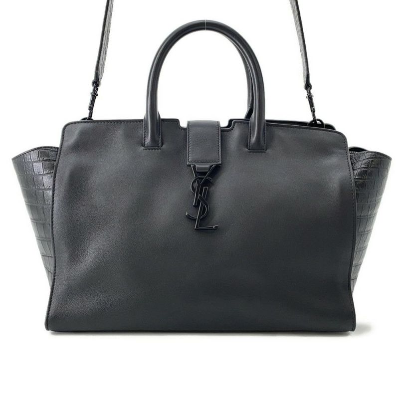 サンローランパリ ハンドバッグ ダウンタウン カバス 436832 SAINT LAURENT PARIS 2way 黒