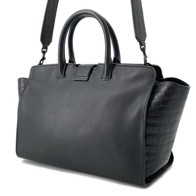 サンローランパリ ハンドバッグ ダウンタウン カバス 436832 SAINT LAURENT PARIS 2way 黒