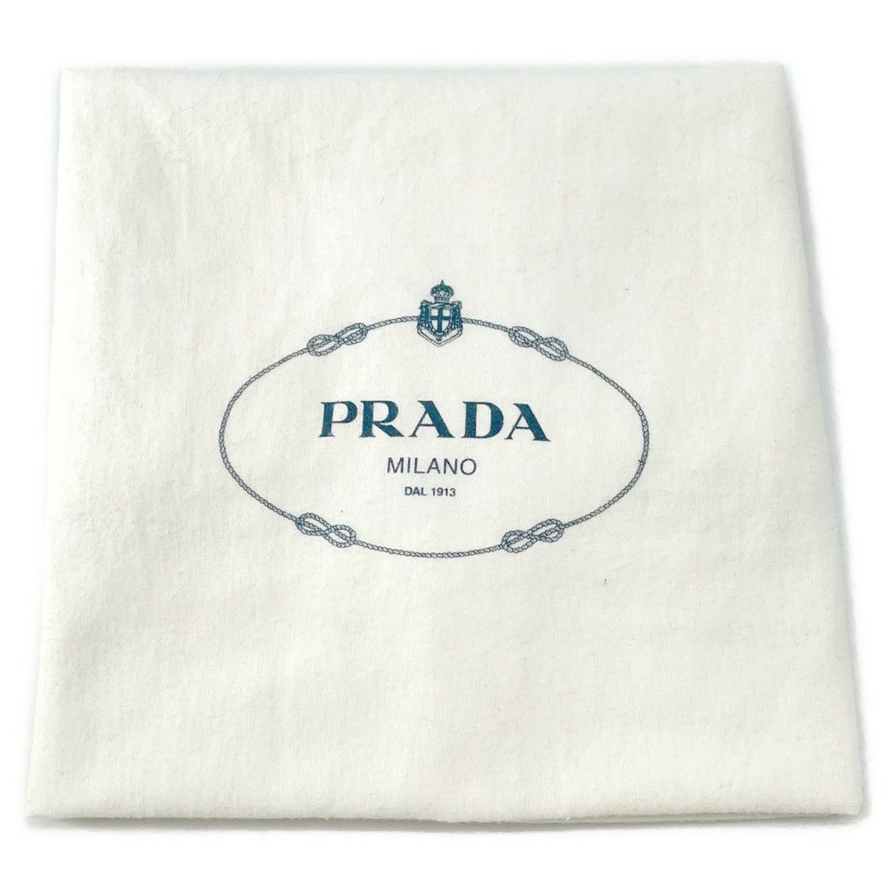 プラダ トートバッグ トライアングルロゴ フェイクファー BR4759 PRADA 黒