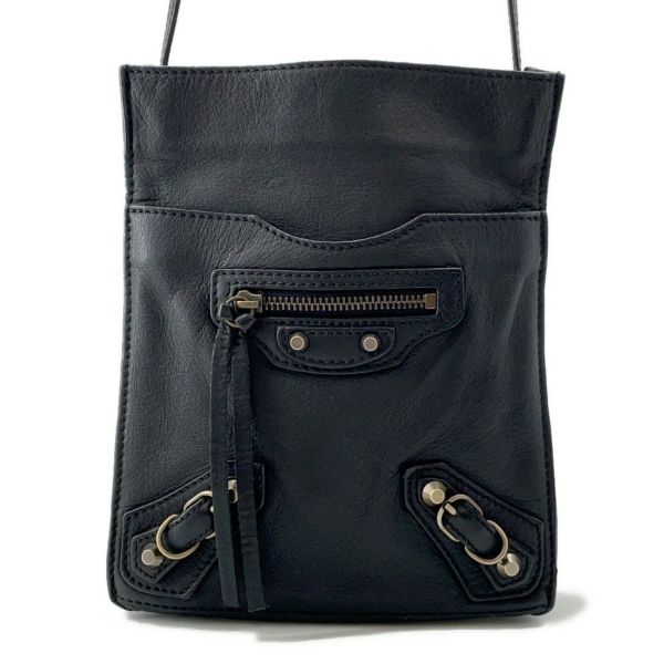 バレンシアガ ショルダーバッグ ミルキーウェイ メタリック 255406 BALENCIAGA バッグ 黒