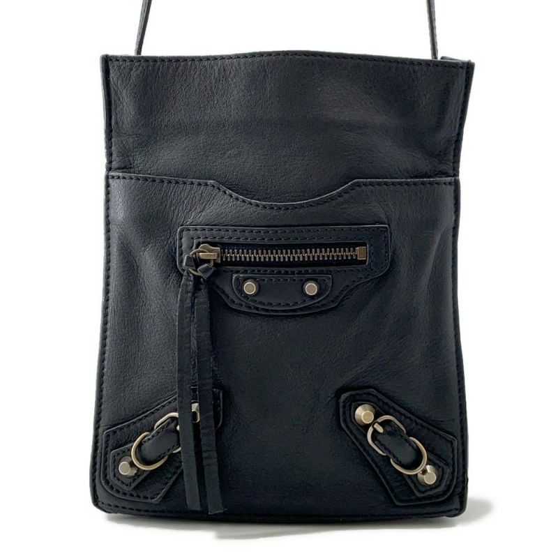 バレンシアガ ショルダーバッグ ミルキーウェイ メタリック 255406 BALENCIAGA バッグ 黒