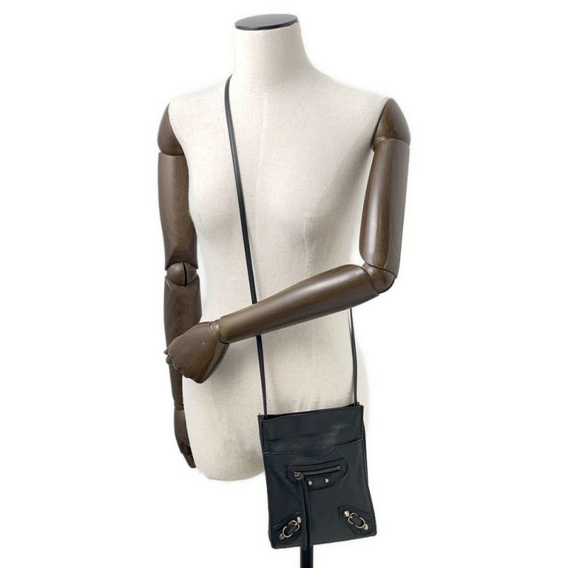 バレンシアガ ショルダーバッグ ミルキーウェイ メタリック 255406 BALENCIAGA バッグ 黒