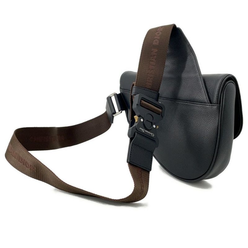 クリスチャン・ディオール ボディバッグ カクタスジャック サドルバッグ 1ADPO093SOT Christian Dior 黒