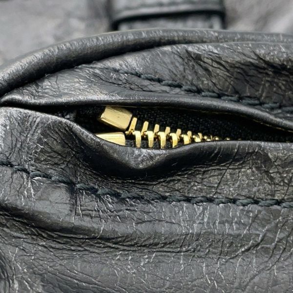 クリスチャン・ディオール ハンドバッグ グランドツアー  ボウリングバッグ クリンクルドカーフレザー M6000UNQD 2way 黒