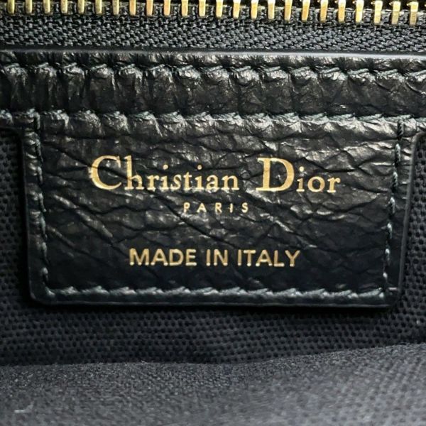 クリスチャン・ディオール ハンドバッグ グランドツアー  ボウリングバッグ クリンクルドカーフレザー M6000UNQD 2way 黒