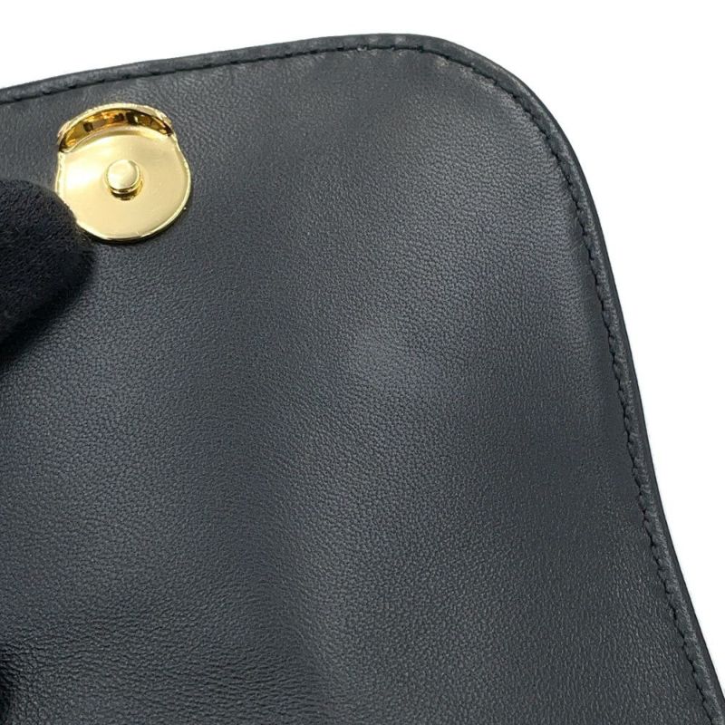 クリスチャン・ディオール リュック カロ マクロカナージュ スモール ラムスキン M6302UNOZ バックパック バッグ 黒