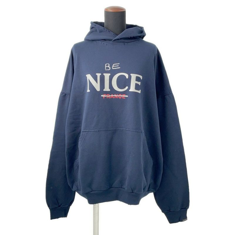 バレンシアガ パーカー ヴィンテージ加工 メンズサイズ1 761458 BALENCIAGA トップス