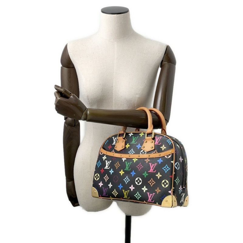ルイヴィトン ハンドバッグ モノグラム・マルチカラー トゥルーヴィル M92662 LOUIS VUITTON ヴィトン バッグ ブラック 黒