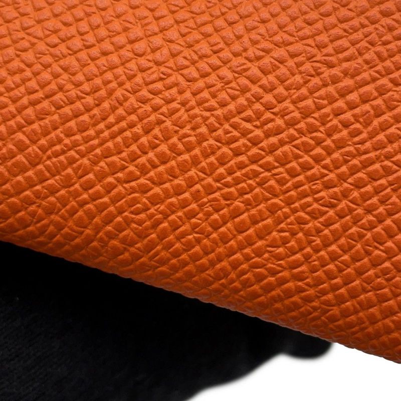 エルメス コインケース バスティア ヴェルソ オレンジ/モーヴペール エプソン W刻印 HERMES SPO