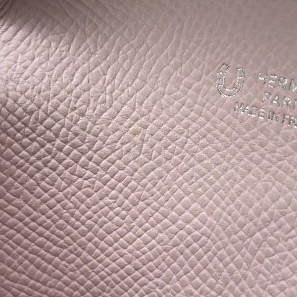 エルメス コインケース バスティア ヴェルソ オレンジ/モーヴペール エプソン W刻印 HERMES SPO