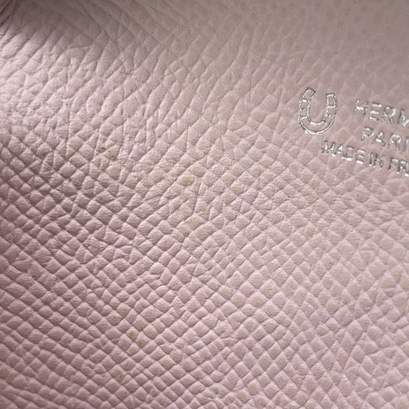 エルメス コインケース バスティア ヴェルソ オレンジ/モーヴペール エプソン W刻印 HERMES SPO