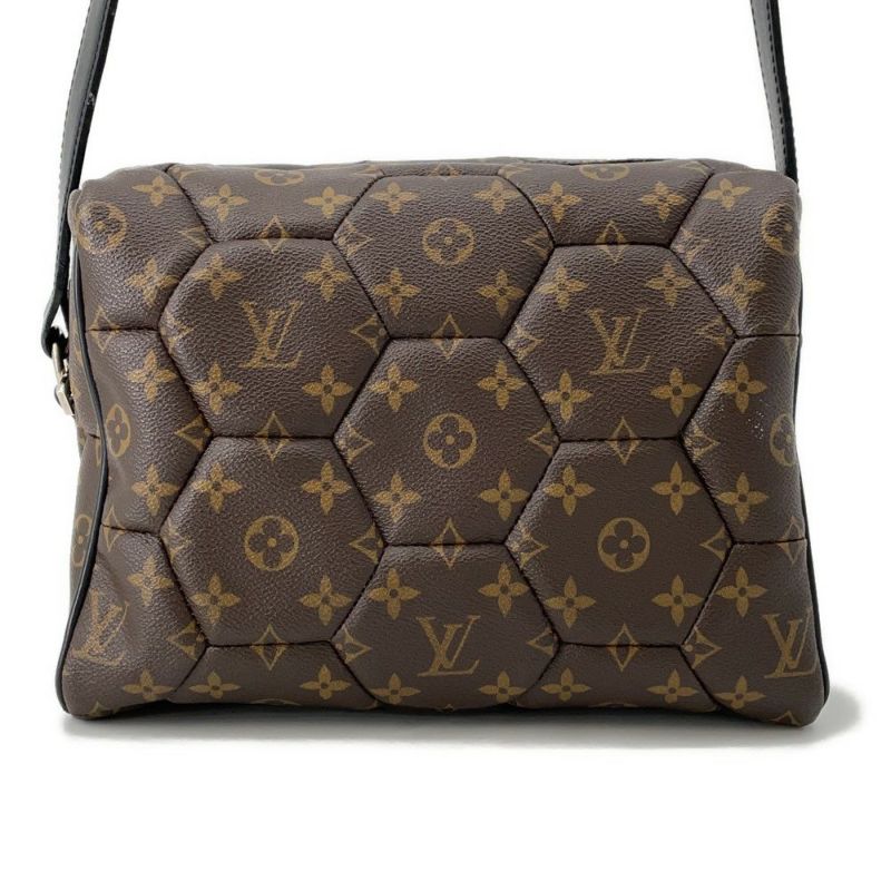 ルイヴィトン ショルダーバッグ モノグラム・マカサー エクサゴン ネオ・トロカデロ M56718 ヴィトン バッグ 黒 ブラック