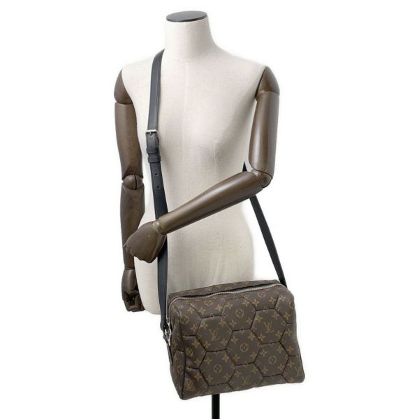 ルイヴィトン ショルダーバッグ モノグラム・マカサー エクサゴン ネオ・トロカデロ M56718 ヴィトン バッグ 黒 ブラック