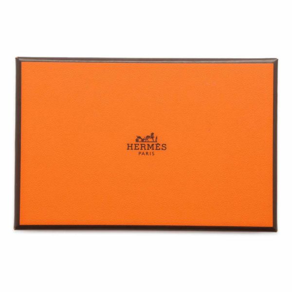 エルメス コインケース カルヴィ デュオ ジョーヌミルトン/シルバー金具 エプソン W刻印 財布