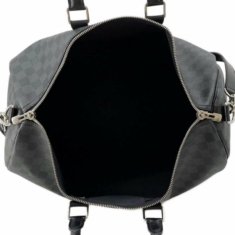 ルイヴィトン ボストンバッグ ダミエ・グラフィット キーポル・バンドリエール45 N41418 トラベル 旅行バッグ 黒 ブラック
