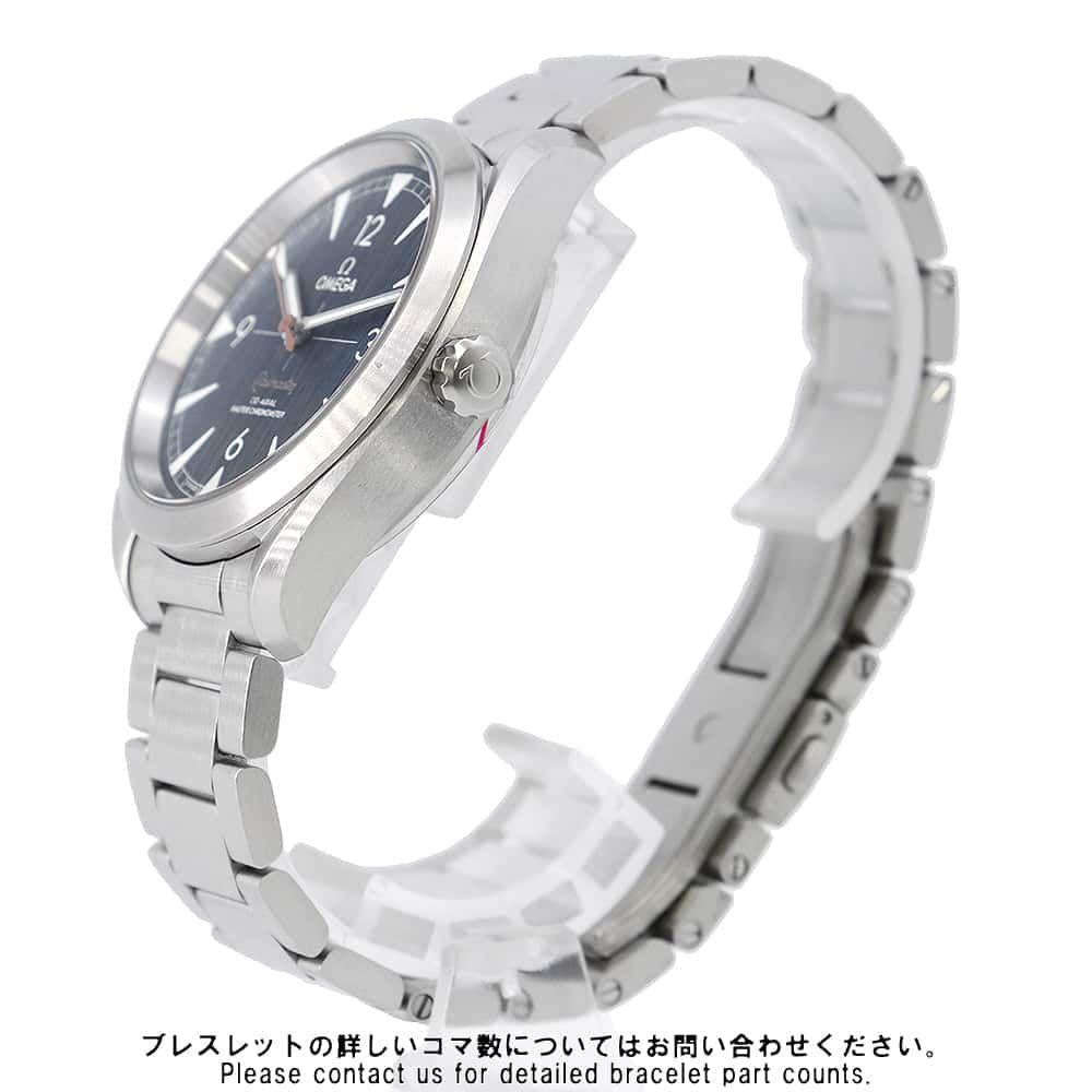 オメガ シーマスター レイルマスター コーアクシャル 220.10.40.20.03.001 腕時計 ブルー文字盤