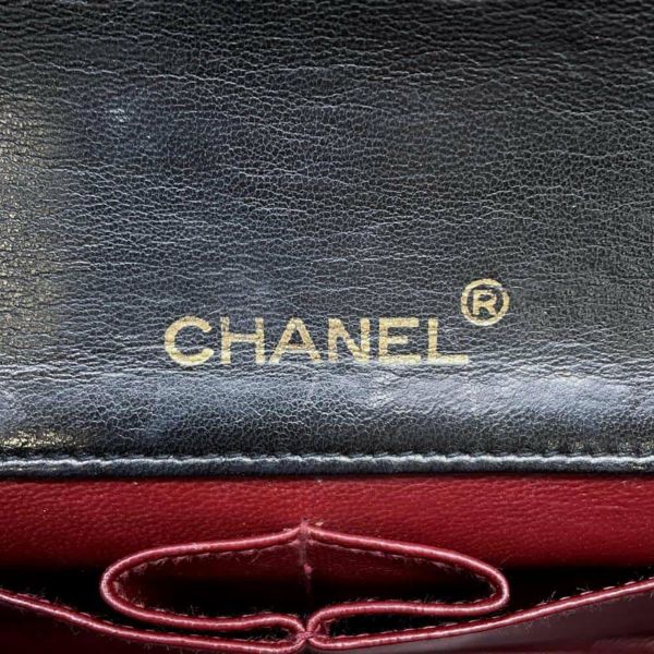 シャネル チェーンショルダーバッグ ココマーク ミニ マトラッセ ラムスキン A03571 CHANEL バッグ 黒