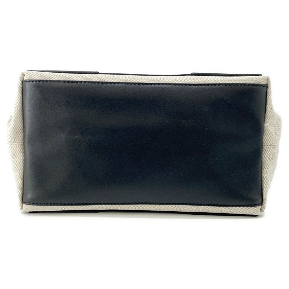 バレンシアガ トートバッグ ネイビーカバス S ポーチ付 339933 BALENCIAGA 黒 白 スモールサイズ