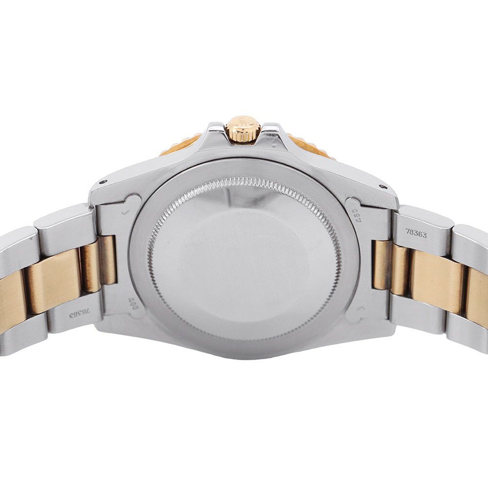 ロレックス GMTマスター 55番 SS/K18YG 1675/3 フジツボダイアル ROLEX 腕時計 黒文字盤