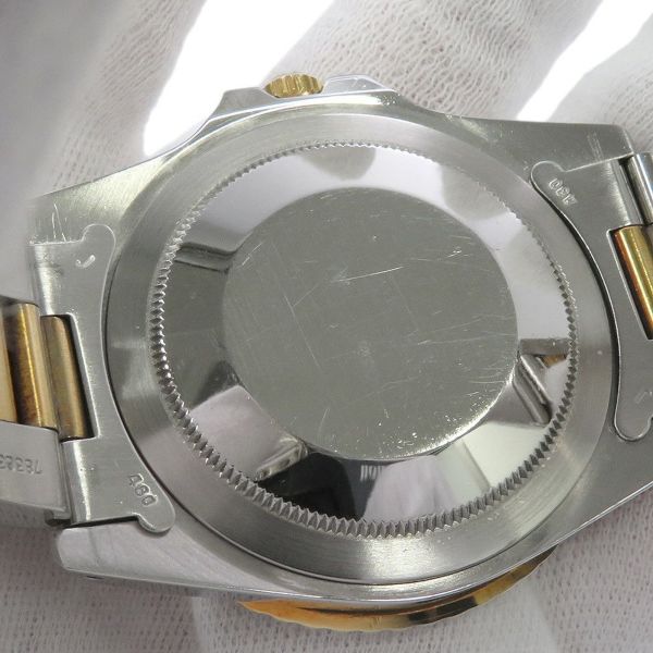 ロレックス GMTマスター 55番 SS/K18YG 1675/3 フジツボダイアル ROLEX 腕時計 黒文字盤