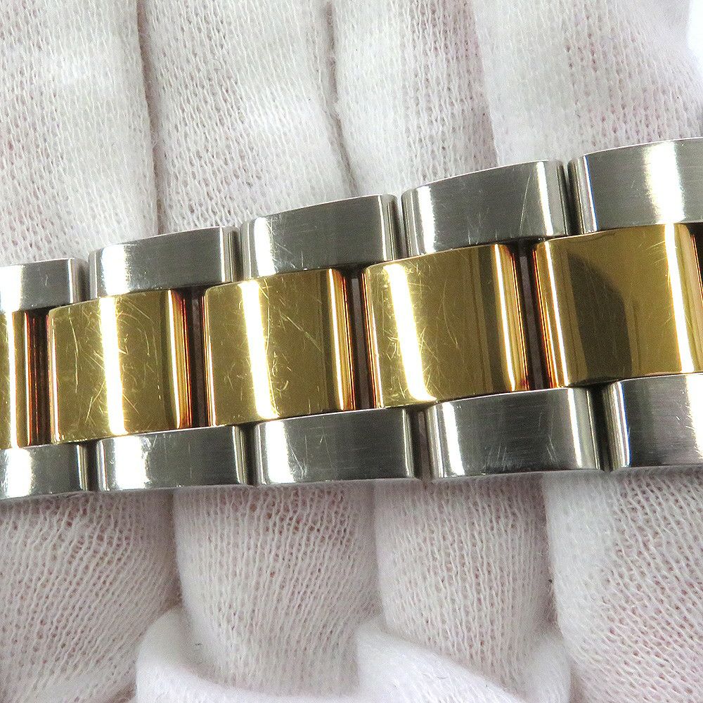 ロレックス GMTマスター 55番 SS/K18YG 1675/3 フジツボダイアル ROLEX 腕時計 黒文字盤