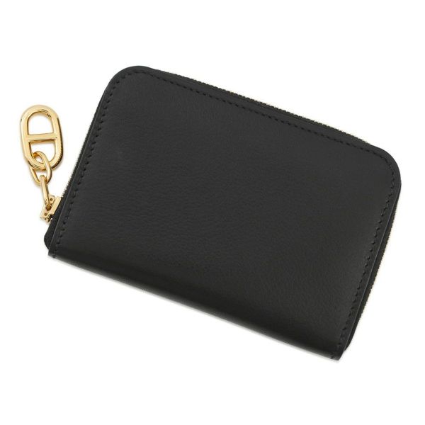 エルメス コインケース  ジップアンゴー コンパクト ブラック/ゴールド金具 エバーカラー K刻印 黒