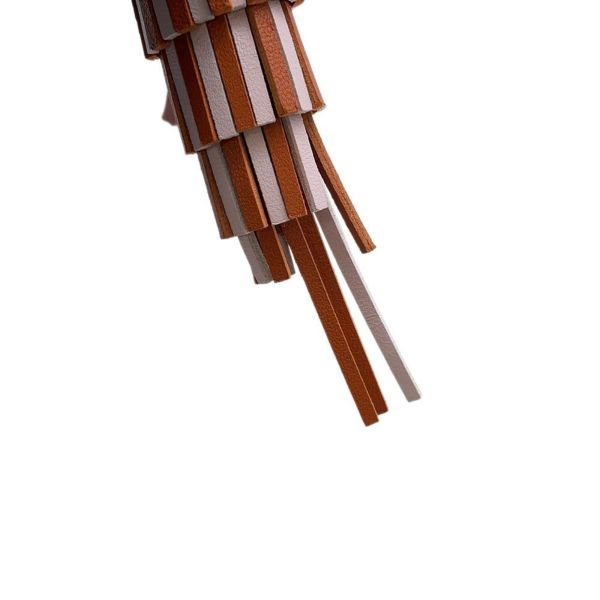 エルメス バッグチャーム シュエット パンドエピス/モーヴペール/シエンヌ/ナタ/ホワイト エプソン/ラムスキン/スイフト K刻印 フクロウ