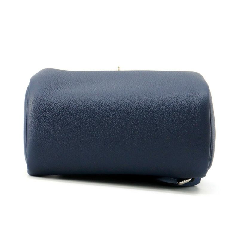 エルメス ボディバッグ ケリー アッカドPM ブルードプリュス/シルバー金具 トゴ K刻印 メンズ