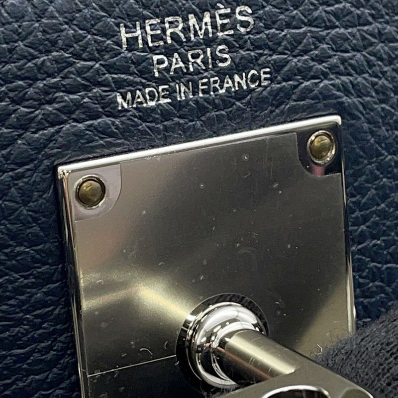 エルメス ボディバッグ ケリー アッカドPM ブルードプリュス/シルバー金具 トゴ K刻印 メンズ